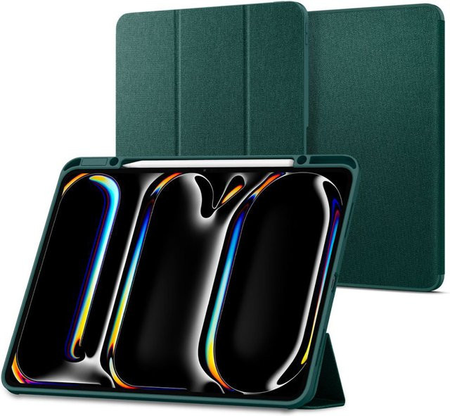 Spigen Urban Fit Hülle für Apple iPad Pro 13 (2024) in Grün ACS07763 - Bild 1