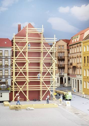 Auhagen Baugerüst Bausatz, H0, 1:87, Holz - Bild 1