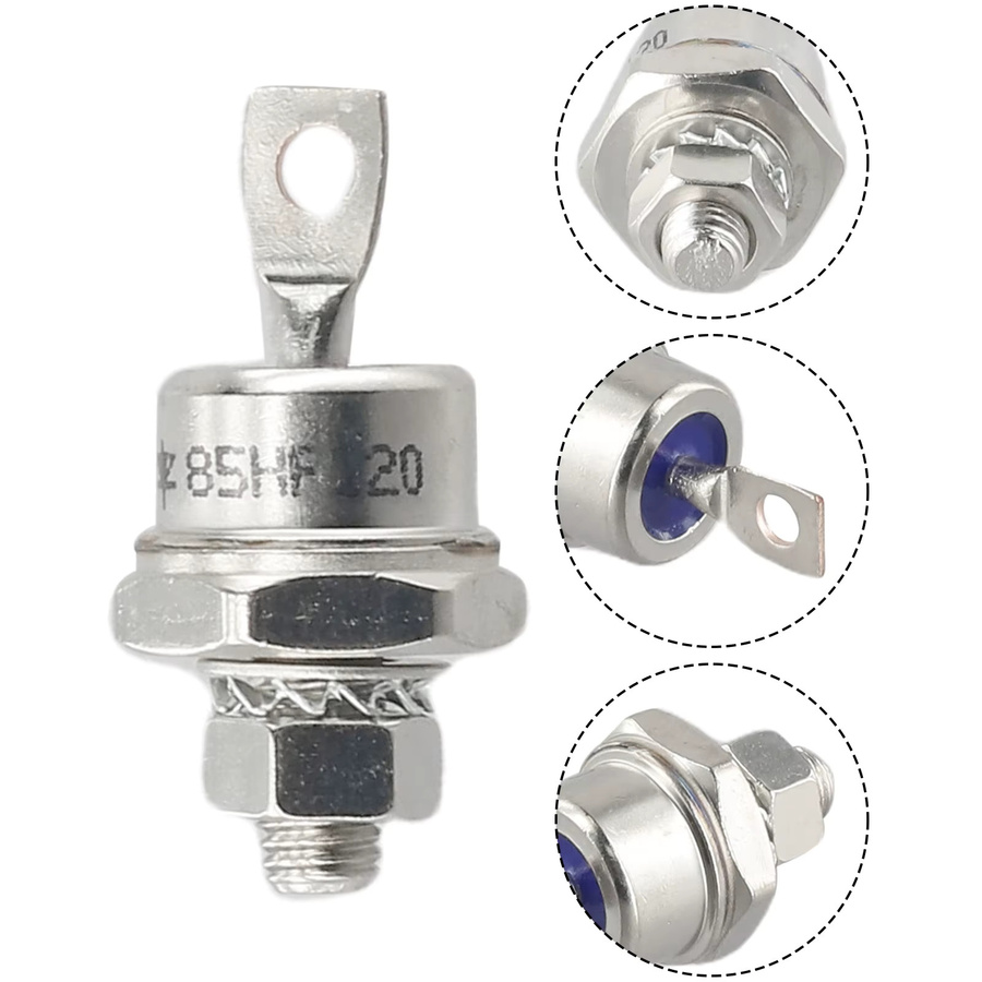 LEENKEA Negative Anode Stud Mount Diode Gleichrichter 85HF120/85HFR120 85A 1200V mit 6mm Schraube für Netzteile und Maschinensteuerung - Bild 2