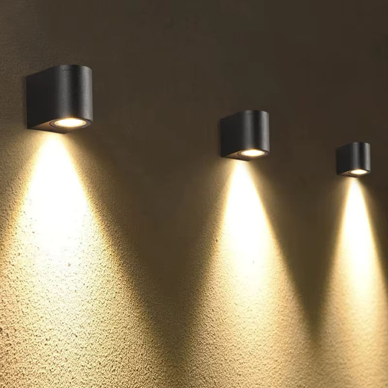 TRAZOS Moderne LED Außenwandleuchte IP65 Wasserdicht für Garten und Veranda in Schwarz oder Weiß - Bild 6