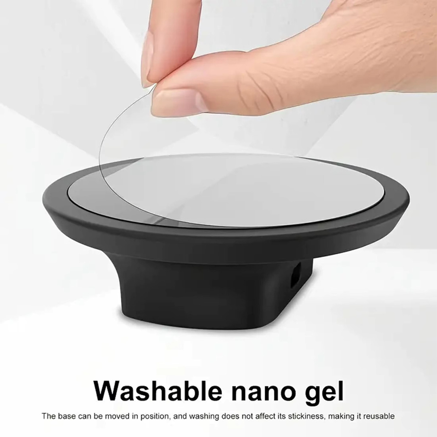 Insta360 Kamerahalterung für Insta360 X5, rutschfeste Silikon-Tischhalterung in Schwarz - Bild 3