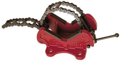 Virax Ketten-Rohrschraubstock 200350 in Rot aus Stahl mit einer maximalen Spannweite von 325 mm - Bild 1