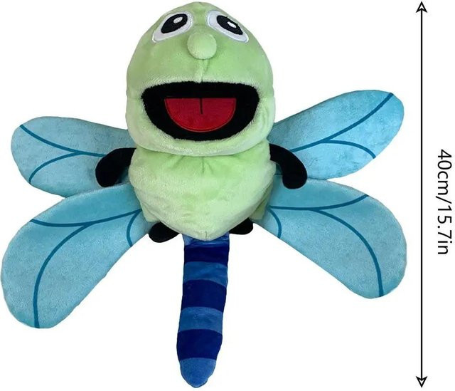 Kidsly Handpuppen Insekten Raupe Marienkäfer, Plüsch, ab 14 Jahren - Bild 1