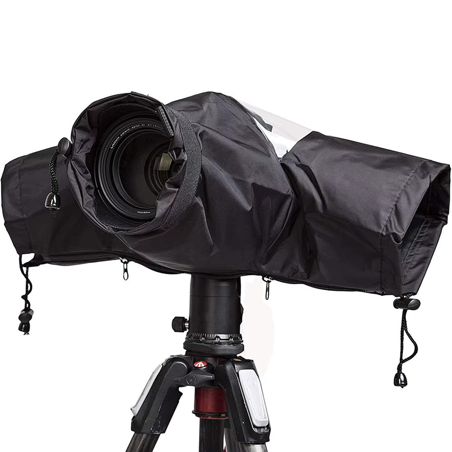 Shunmaii Wasserdichter Kamera-Regenschutz in Schwarz für DSLR-Kameras von Canon, Nikon, Sony, Panasonic und Fuji - Bild 4