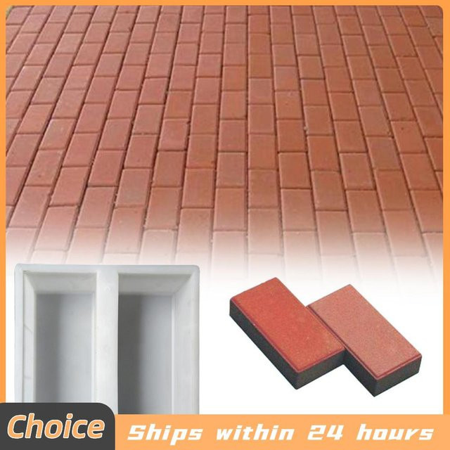 APWIKOGER DIY Pflasterstein-Formen für Betonwege, wiederverwendbare Gartenformen für Rasen, Terrasse und Hof - Bild 1
