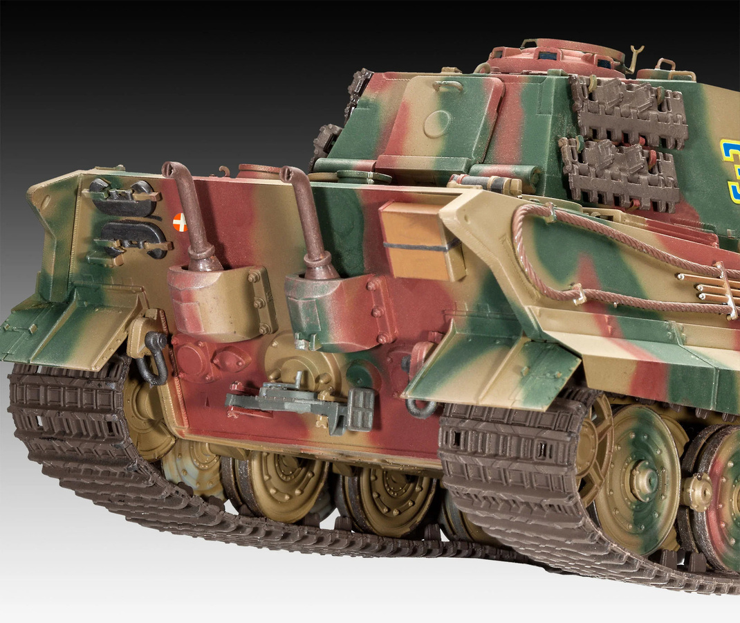 Revell Tiger II Ausf.B (Henschel Turret) Panzer Grau - Bild 4