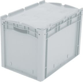 Bito Eurostapelbehälter XL Set mit Deckel, grau, B/T/H: 60 x 40 x 43,8 cm - Bild 1