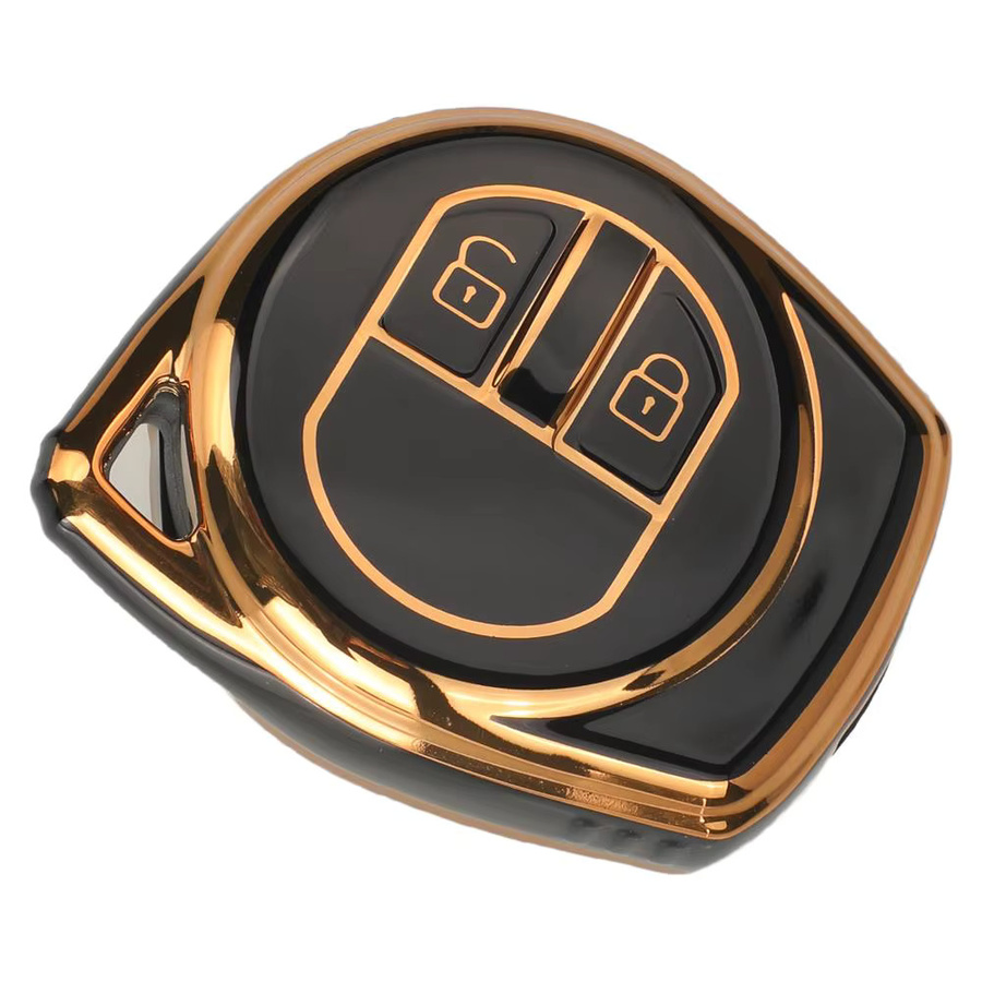 Jingyuqin Weiches TPU Auto-Fernbedienungs-Schlüsselhülle für Suzuki Swift Grand Liana SX4 Vitara Amagatarai Jimny Alto Ignis in Weiß - Bild 2