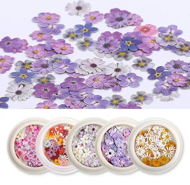 ADORNOS Holz Zellstoff Blumen Chips, DIY Schmuck Zubehör - Bild 1