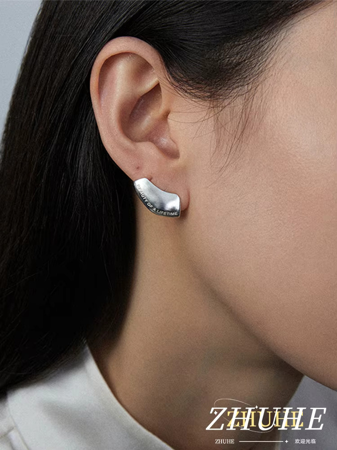 ZHUHE Pinna-Ohrringe, Silber, Unisex - Bild 2
