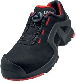 uvex Sicherheitshalbschuhe S3 Schwarz/Rot Größe 46 - Bild 1