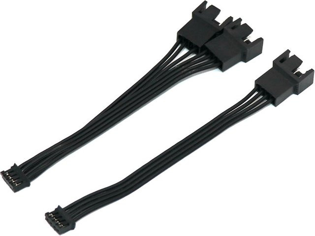 Angitu PC-Grafikkarte PH2.0 4Pin auf Normal PWM 3Pin/4Pin Lüfteradapterkabel in Schwarz, Länge: 10 cm - Bild 1