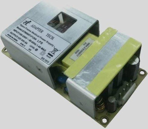 Dehner Elektronik ATM 065T-F240 Open Frame AC/DC-Netzteilbaustein, 24 V/DC, 2.71A, 65W, Silber - Bild 1