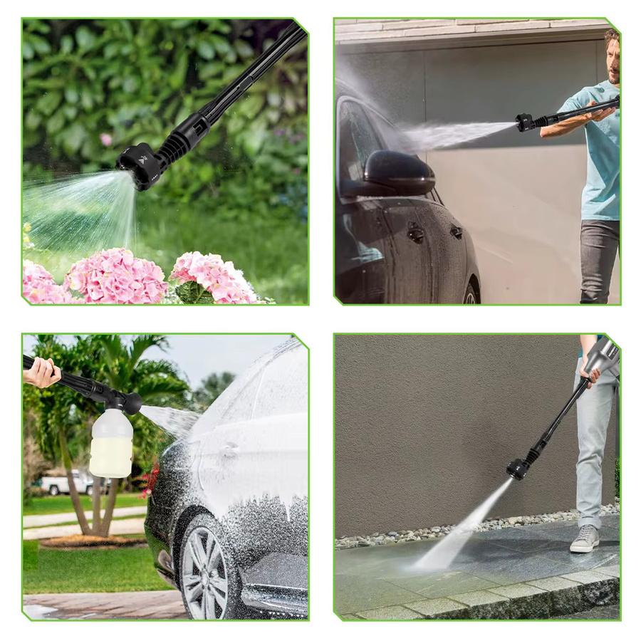 NEWBENY Bürstenlose Hochdruck Wasserpistole 3500W 200Bar Akku-Elektrische Spritzpistole für Makita 18V Akkus ohne Akku und Ladegerät - Bild 6