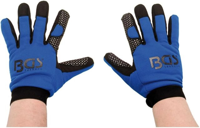 BGS Arbeitshandschuhe in Blau, Größe 8 M, 1 Paar - Bild 1