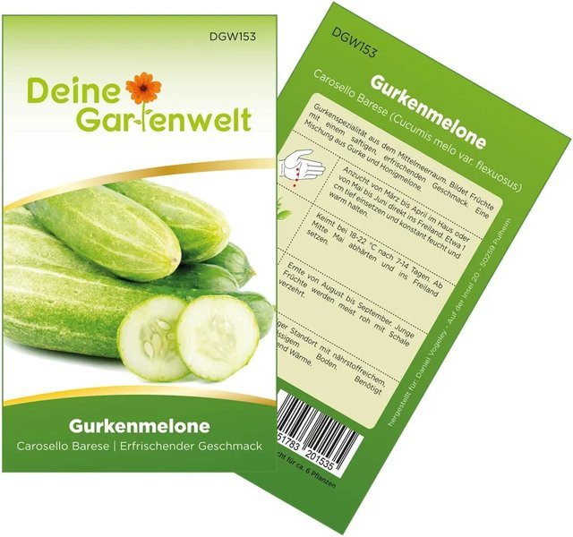 Deine Gartenwelt Melonengurke Carosello Barese Samen - Bild 1