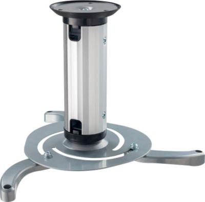 Neomounts by Newstar BEAMER-C80 Wandhalterung für Beamer, universell bis 15 kg, voll beweglich und höhenverstellbar mit Kabelmanagement, silber