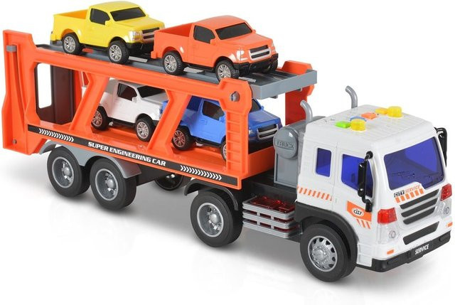 Moni Autotransporter orange 1:16 mit Soundfunktion - Bild 1