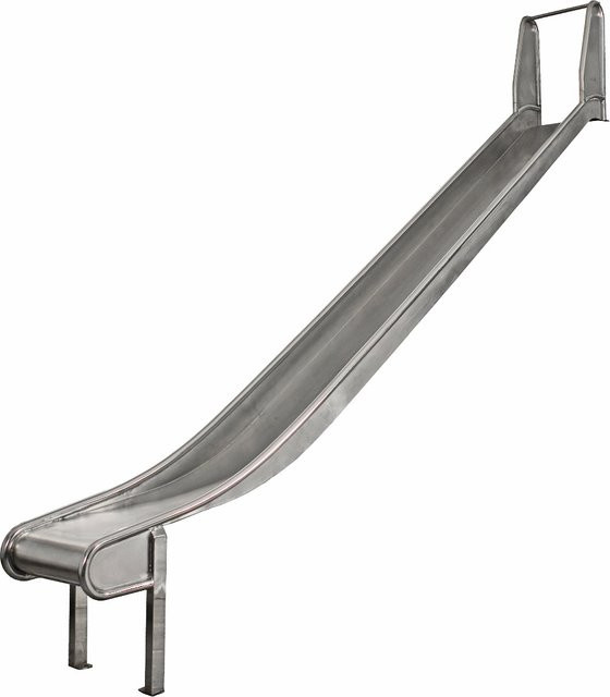 Edelstahlrutsche Spielgerät mit 250 cm Rutschlänge - Bild 1
