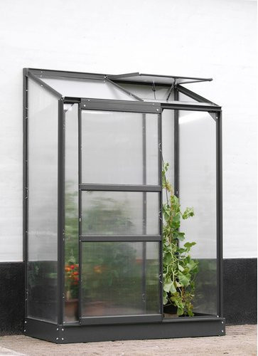VITAVIA Gewächshaus Styx Plus 900 aus Aluminium in Grau, B/H/T: 69 x 182 x 131 cm - Bild 1