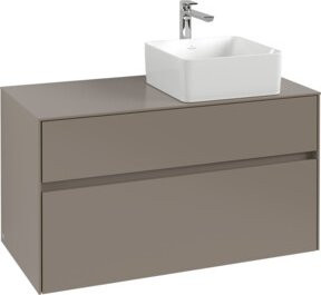 Villeroy & Boch Waschtischunterschrank Collaro in Marine Blue, Wandhängend, B/T/H: 100 x 50 x 54,8 cm - Bild 1