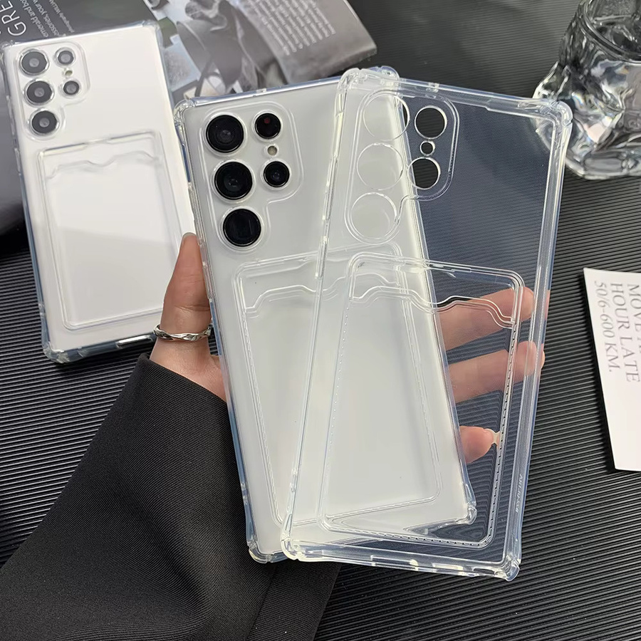 Transparente stoßfeste Kartenfach-Schutzhülle für Xiaomi Redmi Note 13 Pro 5G und weitere Modelle - Bild 4