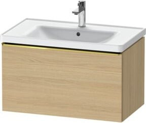 Duravit Waschtischunterschrank D-Neo beige wandhängend B: 78,4 cm, T: 45,2 cm, H: 44,0 cm - Bild 1