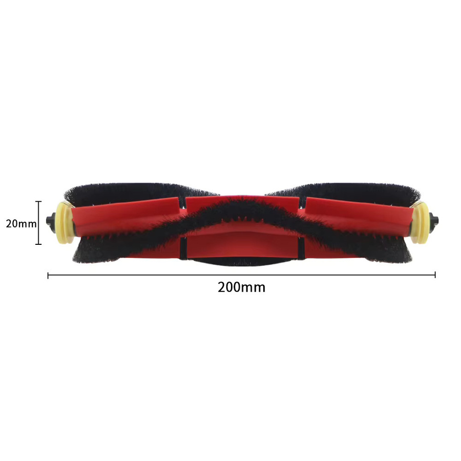 Roborock Hauptbürste in Rot für Roboterstaubsauger S5, S5 Max, S4, S4 Max, S6, S6 MaxV, S50, S65, E35, E4, E5, E2, E3, E20, E25 und C10 - Bild 2