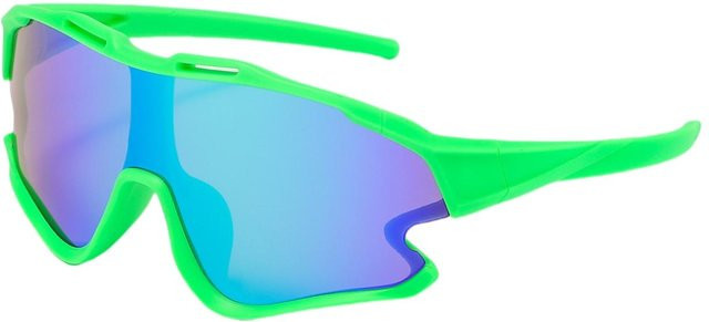 BC-Warm Home Sportsonnenbrille Kids, Vollrand, Square, Kunststoff, Blue, Green - Bild 1