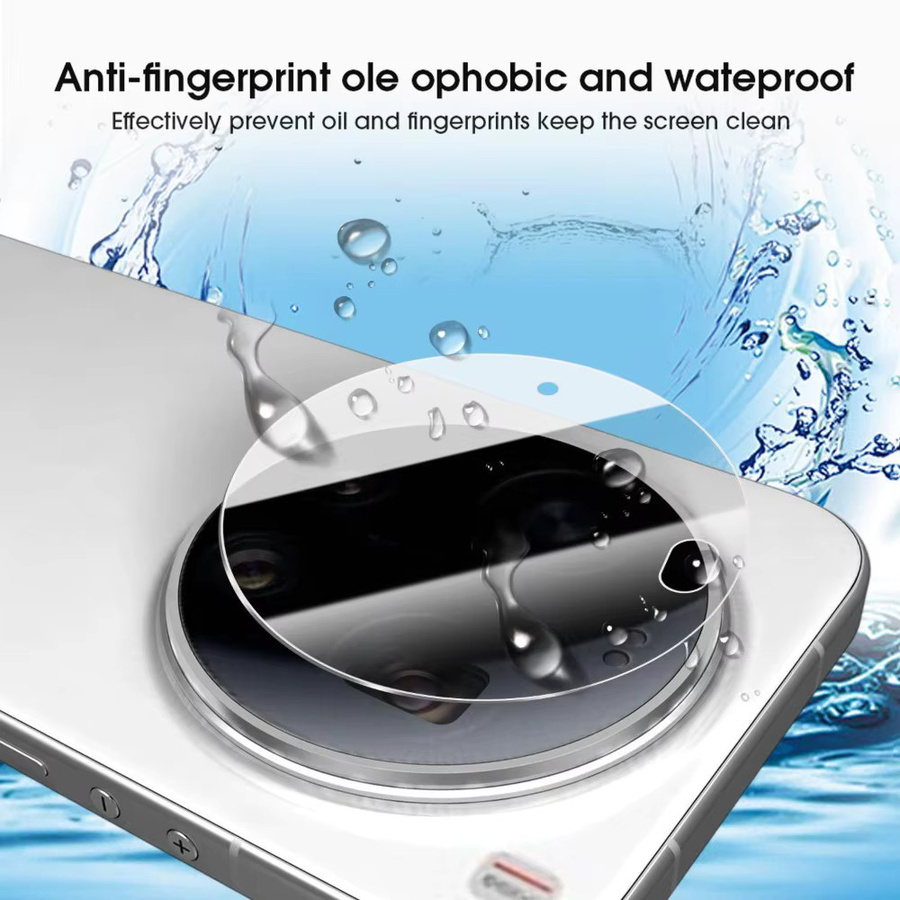 Xiaomi 17 Ultra Kameraschutz aus gehärtetem Glas, transparent, 3D gebogenes Objektivglas für die Rückseiten-Abdeckung - Bild 4
