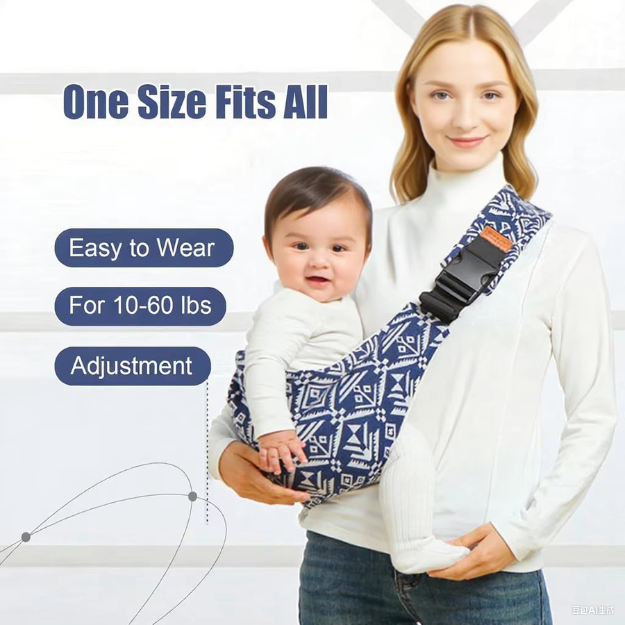 Dajinbear Ergonomische Ringtrage Multifunktionale Babytrage für Babys und Kleinkinder - Bild 3