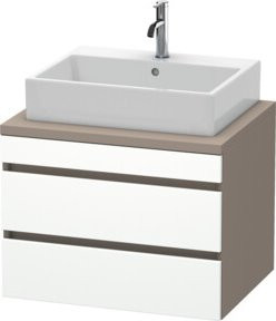 Duravit Waschtischunterschrank DuraStyle in Weiß Matt, Wandmontage, B: 70 cm, T: 54,8 cm - Bild 1