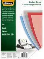 Fellowes Deckblattfolie aus transparentem PVC für DIN A4, 150 µm, 100 Stück - Bild 3