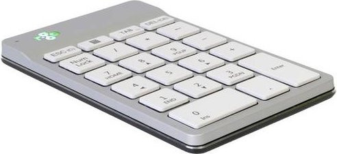 R-GO Tools Numpad Break Ergonomischer Bluetooth Nummernblock in Weiß - Bild 1