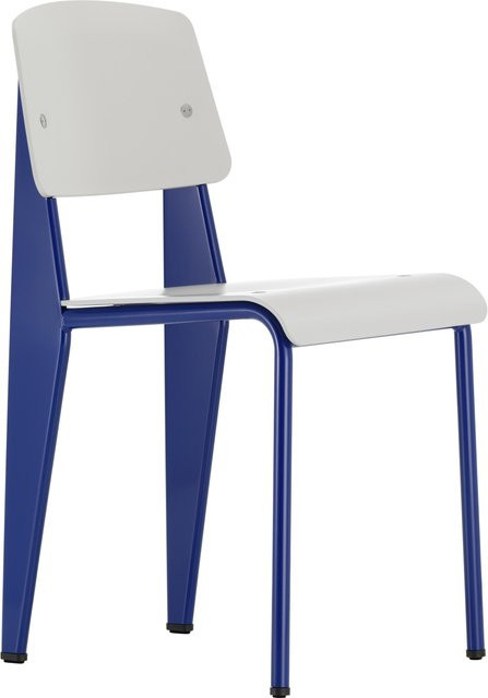 Vitra Standard Sp Stuhl in Blau mit ASA-Kunststoff und Metall in matt - Bild 1
