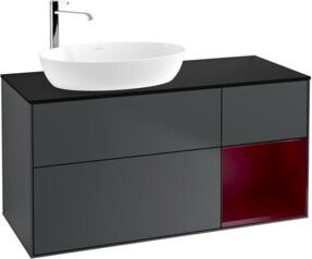 V&B Waschtischunterschrank Finion in Anthrazit, B/T/H: 120 x 50,1 x 50,1 cm - Bild 1