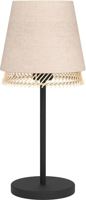 Eglo Tischleuchte Tabley Schwarz, 1-flammig, Durchmesser: 19 cm, Höhe: 42,5 cm - Bild 1