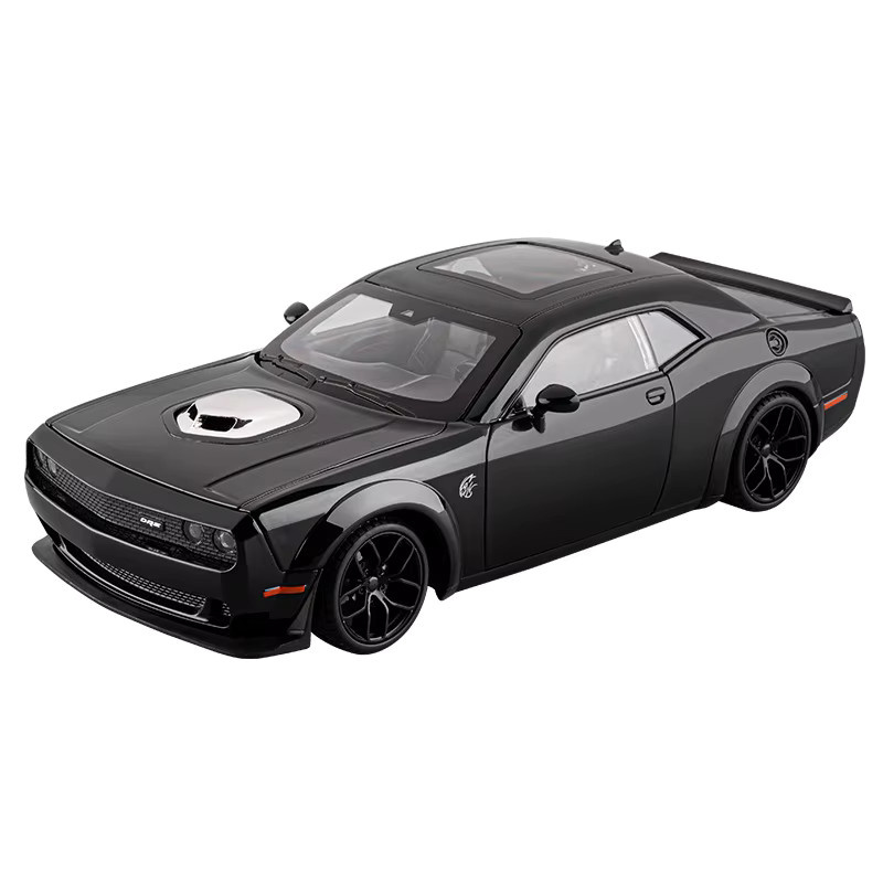 MAKEDA Challenger Hellcat Modellauto, 1:18, Metall, Schwarz - Bild 4