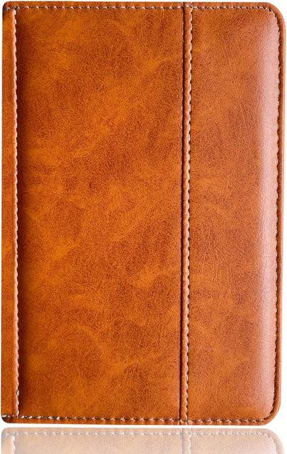 Sony PRS-T2 E-Book-Reader Schutzhülle aus Leder mit Magnetverschluss in Braun - Bild 1