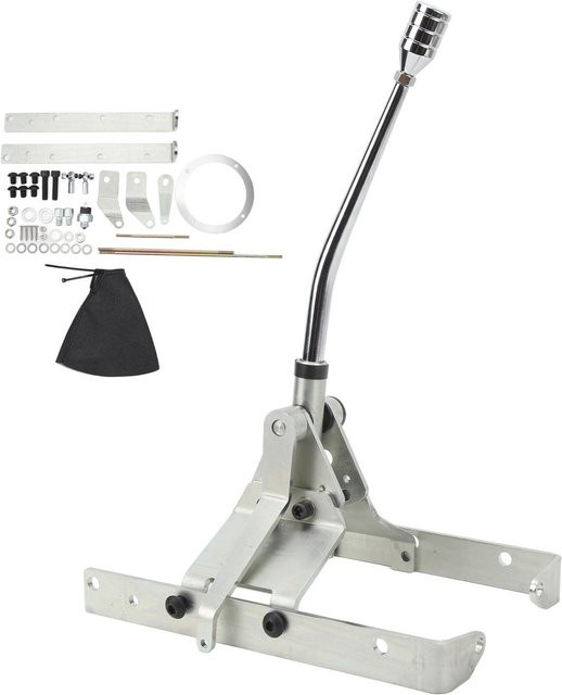 Aimo Getriebeschalthebel-Kit für TH350, 12 Zoll, Ergonomisch und Präzise, Farbe: Silber - Bild 1