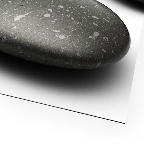 mySPOTTI Badrückwand Hot Stone in Weiß, B: 120 cm, H: 45 cm - Bild 2