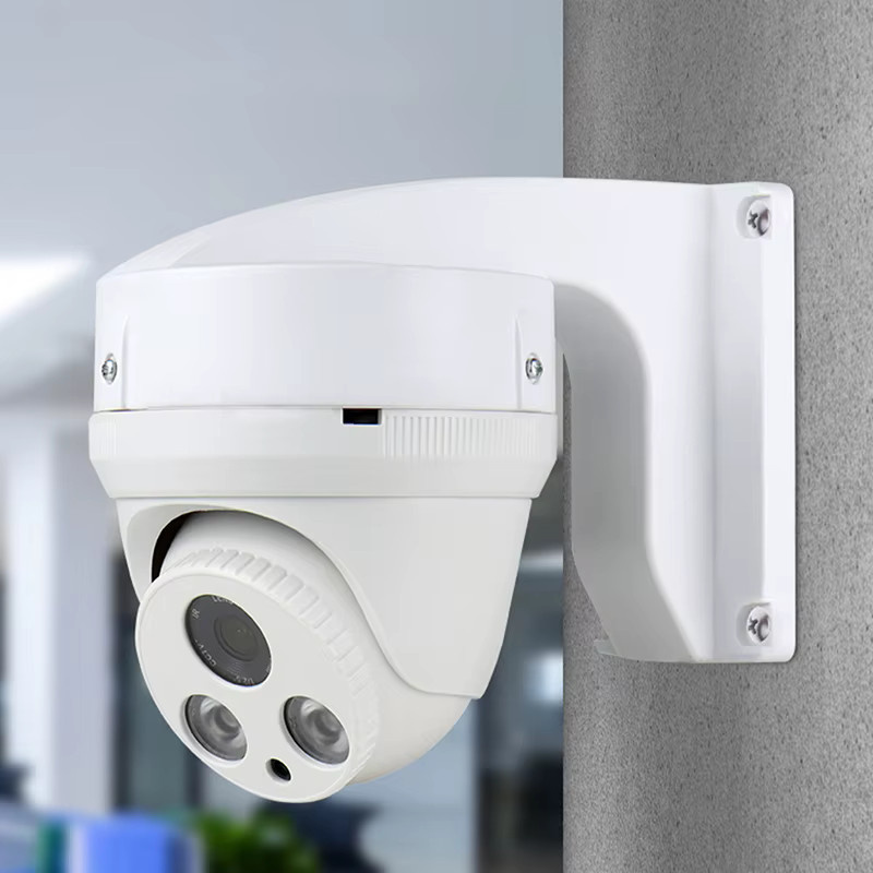 KOQZM L-Typ Dome Kamera Halterung für CCTV Überwachung aus Kunststoff in Weiß, Wandhalterung für Innen und Außen, Breite: 16,5 cm, Tiefe: 11,8 cm - Bild 3