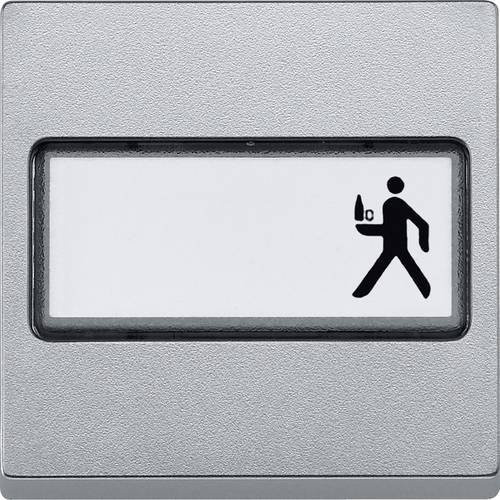 Merten Abdeckung Wechselschalter System M in Aluminium Silber - Bild 1