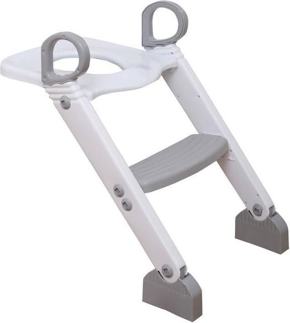 Dreambaby Step-Up Toilettensitzverkleinerer und Töpfentrainer mit 2 höhenverstellbaren Stufen in Grau - Bild 1