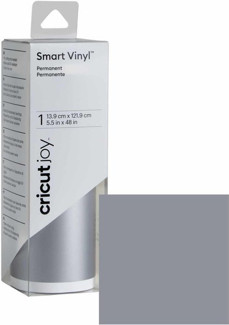 Cricut Joy Smart Vinyl Permanent Silber, Breite: 13,9 cm, Länge: 121,9 cm - Bild 1