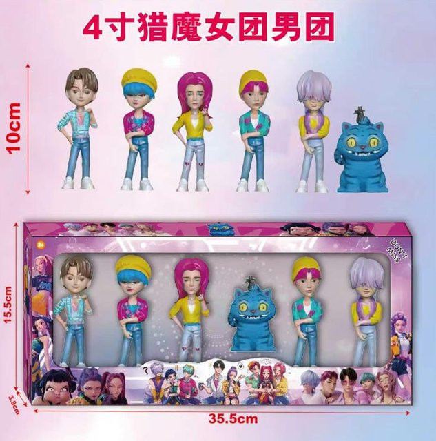Bandai Kpop Teufelsjäger Rumi Zoe Mira Anime Charakterkollektion, Schreibtisch-Zierde, ab 14 Jahren - Bild 1