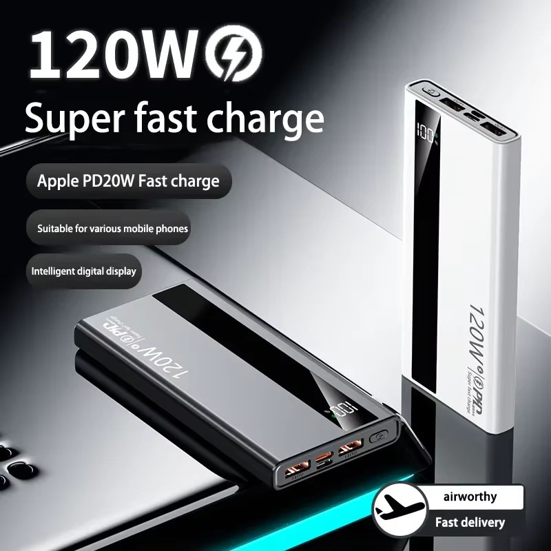 Xiaomi Power Bank mit 50000 mAh Kapazität und 120 W Schnellladefunktion in Schwarz mit Digital Display - Bild 4