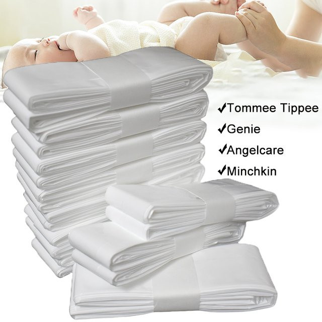 Angelcare Windelbehälter Nachfüllbeutel in Blau und Weiß für Sangenic, Tommee Tippee, Twist & Click und Genie - Bild 1