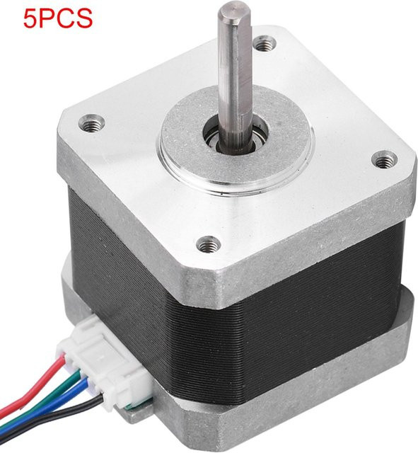 OutsideWorld 17HS4401 Zweiphasen-Hochdrehmoment-42-Schrittmotor für 3D-Drucker und CNC-Zubehör, Grau - Bild 1