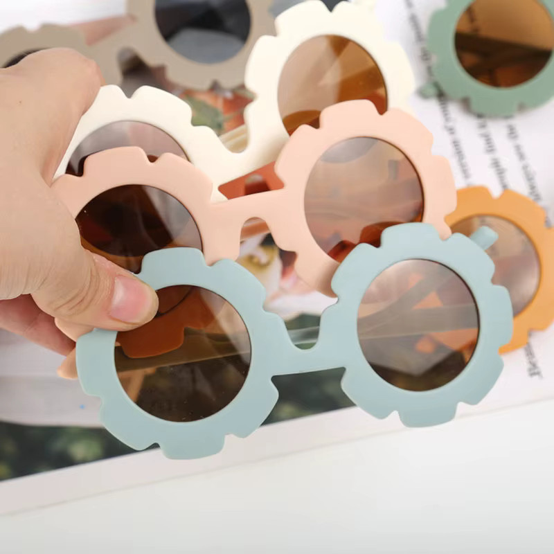 ZUXUB Sonnenbrille Kinder, Vollrand, rund, Kunststoff, multicolour - Bild 2